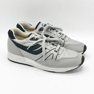 Vintage Trax Sneaker Womens 6.5 Gray Black Lace Up Retro Shoe